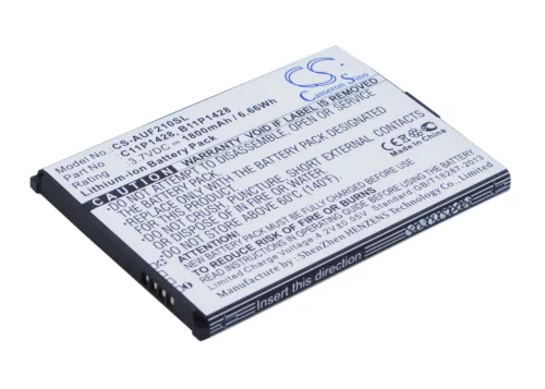 Asus C11P1428 (1CP5/51/71) helyettesítő mobiltelefon akkumulátor (Li-ion, 3.7V, 1800mAh / 6.66Wh) - Utángyártott