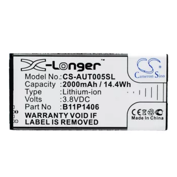   Asus B11P1406 helyettesítő mobiltelefon akkumulátor (Li-ion, 3.8V, 2000mAh / 7.60Wh) - Utángyártott