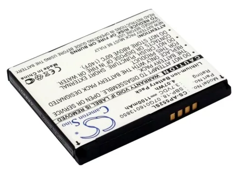 Asus SBP-18 helyettesítő mobiltelefon akkumulátor (Li-ion, 3.7V, 1100mAh / 4.07Wh) - Utángyártott
