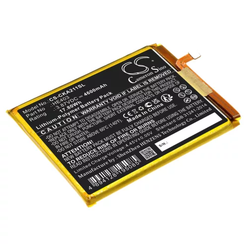 AT&T HE403 helyettesítő mobiltelefon akkumulátor (Li-Polymer, 3.87V, 4600mAh / 17.8Wh) - Utángyártott
