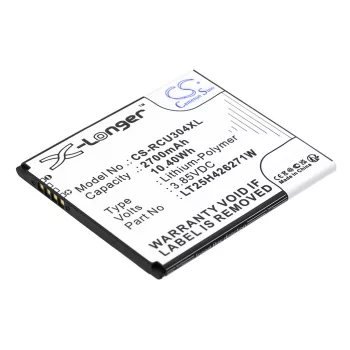   AT&T LT25H426271W helyettesítő mobiltelefon akkumulátor (Li-Polymer, 3.85V, 2700mAh / 10.4Wh) - Utángyártott