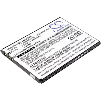  AT&T LT20H445170W helyettesítő mobiltelefon akkumulátor (Li-ion, 3.8V, 1950mAh / 7.41Wh) - Utángyártott