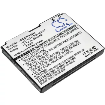  ZTE Li3710T42P3h483757 helyettesítő mobiltelefon akkumulátor (Li-ion, 3.7V, 900mAh / 3.33Wh) - Utángyártott