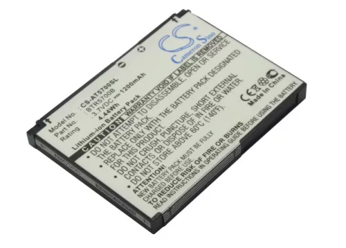 AT&T BTR5700B helyettesítő mobiltelefon akkumulátor (Li-ion, 3.7V, 1200mAh / 4.44Wh) - Utángyártott