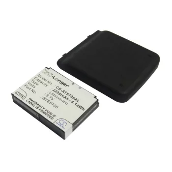   AT&T BTE5700 helyettesítő mobiltelefon akkumulátor (Li-ion, 3.7V, 2200mAh / 8.14Wh) - Utángyártott