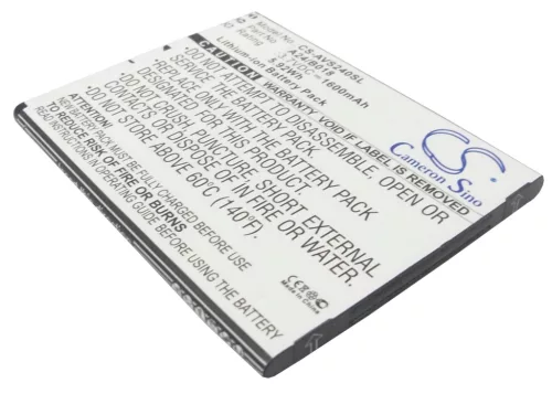 Avus A24/B018 helyettesítő mobiltelefon akkumulátor (Li-ion, 3.7V, 1600mAh / 5.92Wh) - Utángyártott