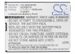 Avus A24/B018 helyettesítő mobiltelefon akkumulátor (Li-ion, 3.7V, 1600mAh / 5.92Wh) - Utángyártott