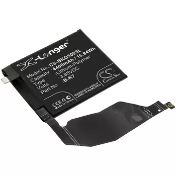   BBK B-K7 helyettesítő mobiltelefon akkumulátor (Li-Polymer, 3.85V, 4400mAh / 16.94Wh) - Utángyártott