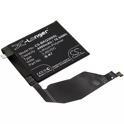 BBK B-K7 helyettesítő mobiltelefon akkumulátor (Li-Polymer, 3.85V, 4400mAh / 16.94Wh) - Utángyártott