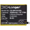 BBK B-K3 helyettesítő mobiltelefon akkumulátor (Li-Polymer, 3.85V, 4200mAh / 16.17Wh) - Utángyártott