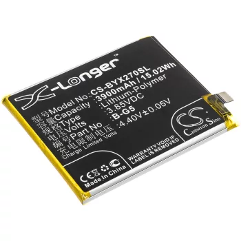   BBK B-G5 helyettesítő mobiltelefon akkumulátor (Li-Polymer, 3.85V, 3900mAh / 15.02Wh) - Utángyártott