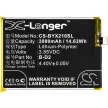 BBK BK-B-D2 helyettesítő mobiltelefon akkumulátor (Li-Polymer, 3.85V, 3800mAh / 14.63Wh) - Utángyártott