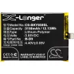 BBK B-D9 helyettesítő mobiltelefon akkumulátor (Li-Polymer, 3.85V, 3150mAh / 12.13Wh) - Utángyártott
