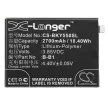BBK B-B1 helyettesítő mobiltelefon akkumulátor (Li-Polymer, 3.85V, 2700mAh / 10.40Wh) - Utángyártott