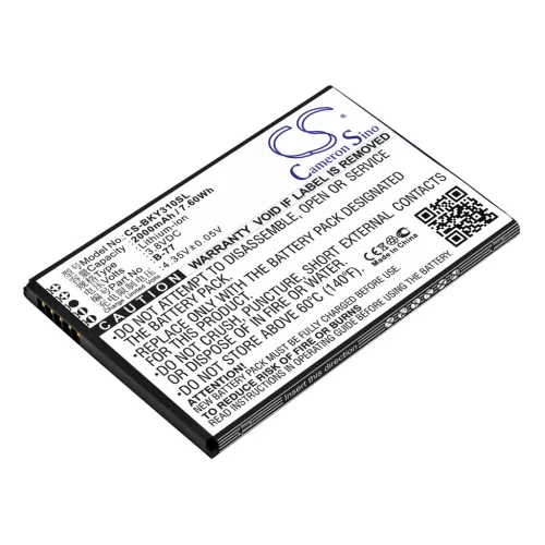 BBK B-77 helyettesítő mobiltelefon akkumulátor (Li-ion, 3.8V, 2000mAh / 7.60Wh) - Utángyártott