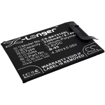   VIVO BK-B-95 helyettesítő mobiltelefon akkumulátor (Li-Polymer, 3.8V, 2300mAh / 8.74Wh) - Utángyártott