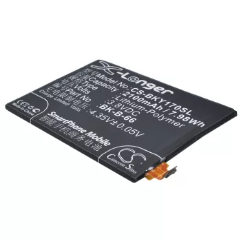   BBK BK-B-66 helyettesítő mobiltelefon akkumulátor (Li-Polymer, 3.8V, 2100mAh / 7.98Wh) - Utángyártott