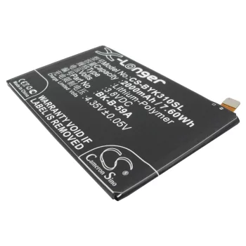   BBK BK-B-59A helyettesítő mobiltelefon akkumulátor (Li-Polymer, 3.8V, 2000mAh / 7.60Wh) - Utángyártott
