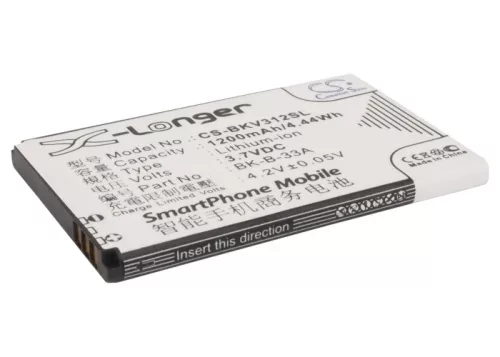 BBK BK-B-46 helyettesítő mobiltelefon akkumulátor (Li-ion, 3.7V, 1200mAh / 4.44Wh) - Utángyártott