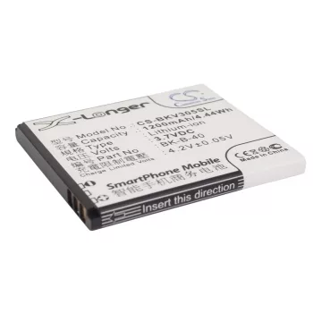   BBK BK-B-40 helyettesítő mobiltelefon akkumulátor (Li-ion, 3.7V, 1200mAh / 4.44Wh) - Utángyártott