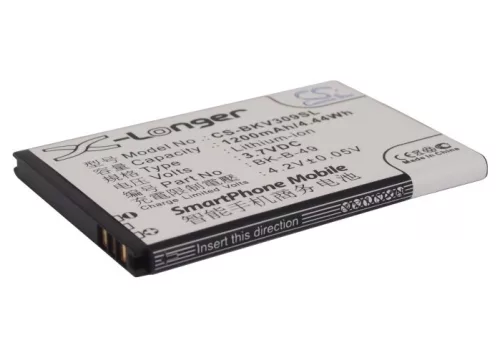BBK BK-B-49 helyettesítő mobiltelefon akkumulátor (Li-ion, 3.7V, 1200mAh / 4.44Wh) - Utángyártott