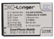 BBK BK-B-49 helyettesítő mobiltelefon akkumulátor (Li-ion, 3.7V, 1200mAh / 4.44Wh) - Utángyártott