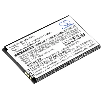   Bea-fon SL250 helyettesítő mobiltelefon akkumulátor (Li-ion, 3.7V, 1050mAh / 3.89Wh) - Utángyártott