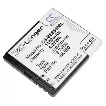   Bea-fon SL550 helyettesítő mobiltelefon akkumulátor (Li-ion, 3.7V, 1100mAh / 4.07Wh) - Utángyártott