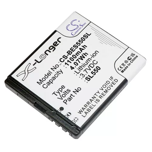 Bea-fon SL550 helyettesítő mobiltelefon akkumulátor (Li-ion, 3.7V, 1100mAh / 4.07Wh) - Utángyártott