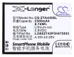 ZTE Li3822T43P3h675053 helyettesítő mobiltelefon akkumulátor (Li-ion, 3.8V, 2300mAh / 8.74Wh) - Utángyártott