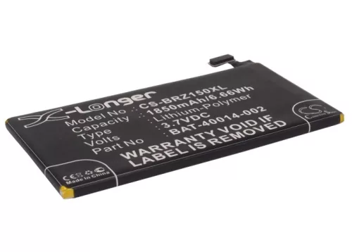 Blackberry BAT-40014-002 helyettesítő mobiltelefon akkumulátor (Li-Polymer, 3.7V, 1850mAh / 6.85Wh) - Utángyártott