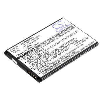   Blackberry J-M1, JM1 helyettesítő mobiltelefon akkumulátor (Li-ion, 3.7V, 1250mAh / 4.6Wh) - Utángyártott