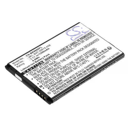 Blackberry J-M1, JM1 helyettesítő mobiltelefon akkumulátor (Li-ion, 3.7V, 1250mAh / 4.6Wh) - Utángyártott