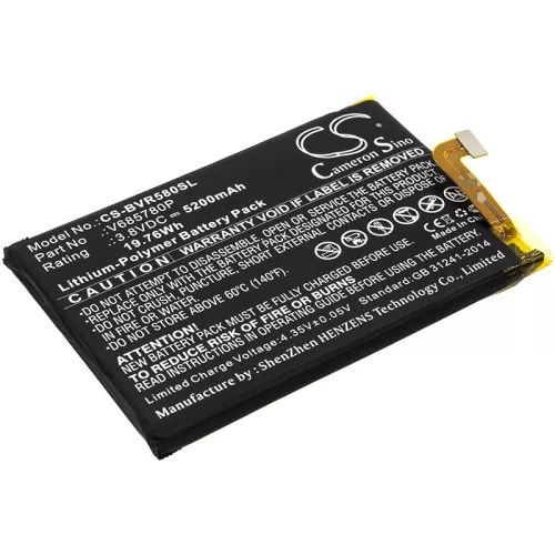 Blackview V685780P helyettesítő mobiltelefon akkumulátor (Li-Polymer, 3.8V, 5200mAh / 19.76Wh) - Utángyártott