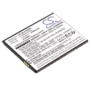   BLU C766243250L helyettesítő mobiltelefon akkumulátor (Li-Polymer, 3.8V, 2500mAh / 9.50Wh) - Utángyártott