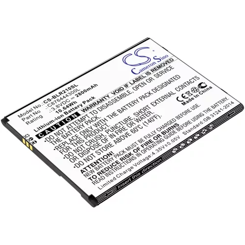 BLU C876444300L helyettesítő mobiltelefon akkumulátor (Li-ion, 3.8V, 2800mAh / 10.64Wh) - Utángyártott
