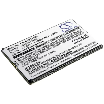   BLU C885441230L helyettesítő mobiltelefon akkumulátor (Li-ion, 3.8V, 1900mAh / 7.22Wh) - Utángyártott