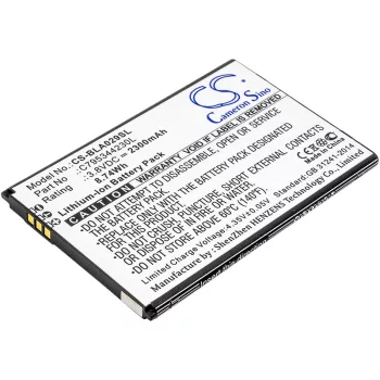   BLU C795344230L helyettesítő mobiltelefon akkumulátor (Li-ion, 3.8V, 2300mAh / 8.74Wh) - Utángyártott