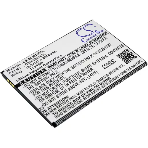 BLU C946504365L helyettesítő mobiltelefon akkumulátor (Li-Polymer, 3.8V, 2950mAh / 11.21Wh) - Utángyártott