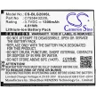 BLU C755843220L helyettesítő mobiltelefon akkumulátor (Li-ion, 3.7V, 1300mAh / 4.81Wh) - Utángyártott