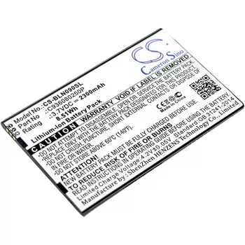   BLU C936080250P helyettesítő mobiltelefon akkumulátor (Li-ion, 3.7V, 2300mAh / 8.51Wh) - Utángyártott