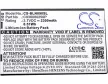 BLU C936080250P helyettesítő mobiltelefon akkumulátor (Li-ion, 3.7V, 2300mAh / 8.51Wh) - Utángyártott