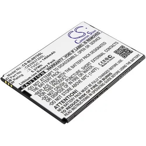 BLU C825837200L helyettesítő mobiltelefon akkumulátor (Li-ion, 3.7V, 1450mAh / 5.37Wh) - Utángyártott