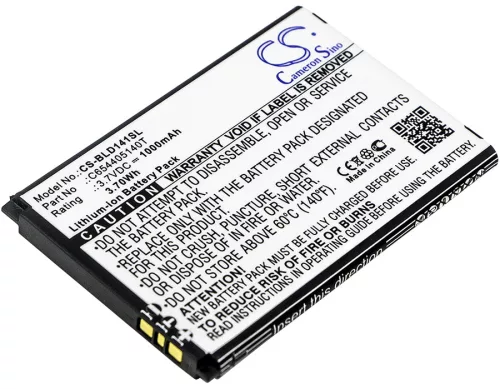 BLU C654405140T helyettesítő mobiltelefon akkumulátor (Li-ion, 3.7V, 1000mAh / 3.70Wh) - Utángyártott
