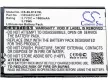BLU C654405140T helyettesítő mobiltelefon akkumulátor (Li-ion, 3.7V, 1000mAh / 3.70Wh) - Utángyártott