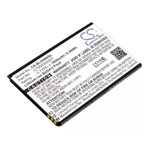 BLU C785039200T helyettesítő mobiltelefon akkumulátor (Li-ion, 3.7V, 1800mAh / 6.66Wh) - Utángyártott