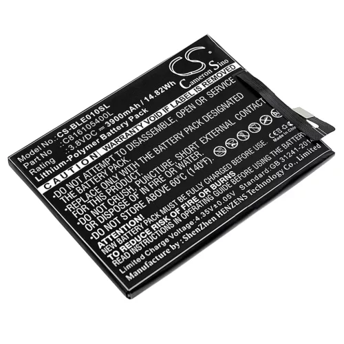 BLU C816105400L helyettesítő mobiltelefon akkumulátor (Li-Polymer, 3.8V, 3900mAh / 14.82Wh) - Utángyártott