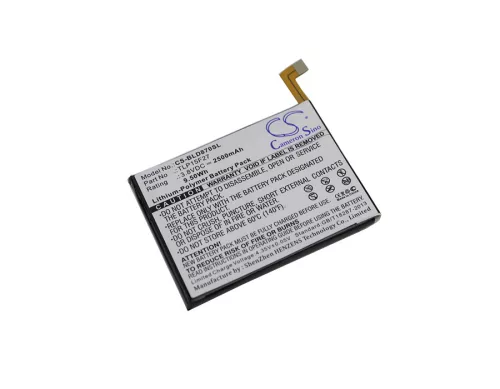BLU TLP15F27 helyettesítő mobiltelefon akkumulátor (Li-Polymer, 3.8V, 2500mAh / 9.50Wh) - Utángyártott