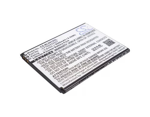 BLU C776043250T helyettesítő mobiltelefon akkumulátor (Li-Polymer, 3.8V, 2500mAh / 9.50Wh) - Utángyártott