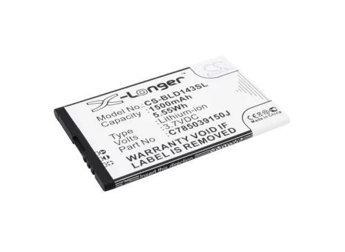 BLU C785039150J helyettesítő mobiltelefon akkumulátor (Li-ion, 3.7V, 1500mAh / 5.55Wh) - Utángyártott